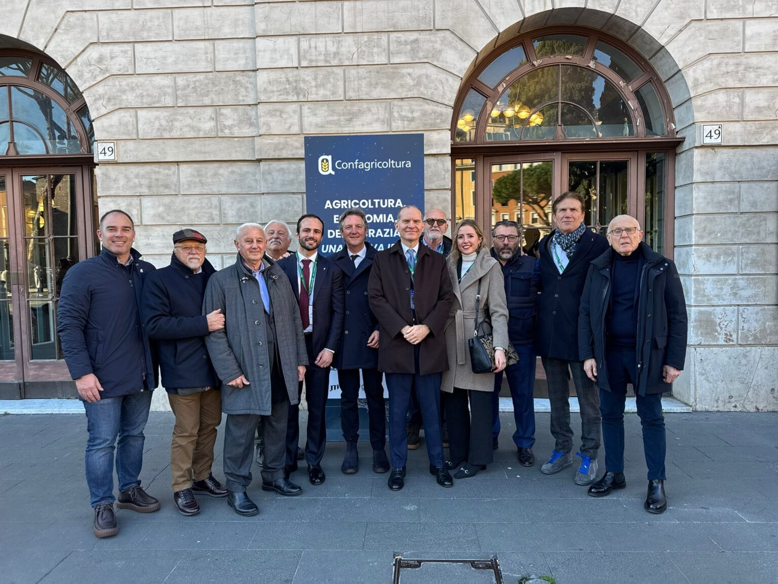 Foto con Giansanti, Pacchiarini, Nieto, Di Gioia, Madonini, Barbaglio, Garbelli, Magenes